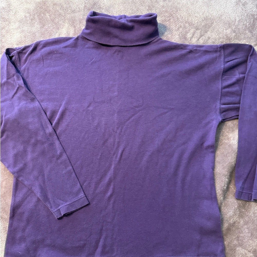 American Eagle Outfitters Purple Turtleneck Top